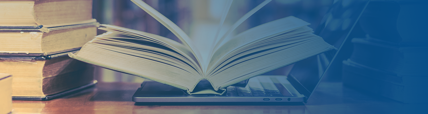 Book and computer technology in library