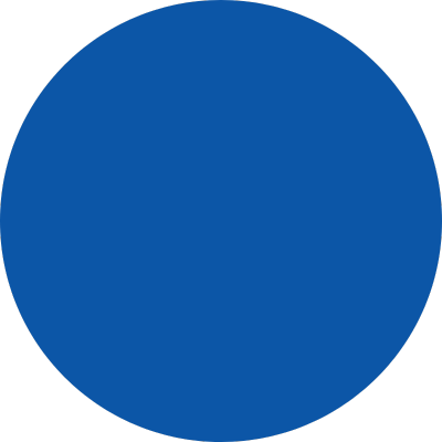 Solid Blue Circle